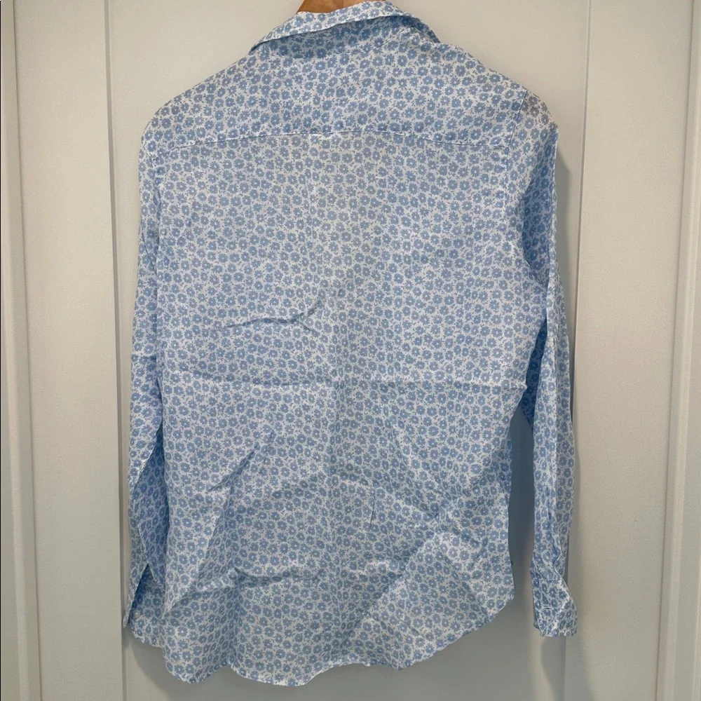 Frank and Eileen long sleeve button down size XS. The Eileen in blue linen - Picture 4 of 4